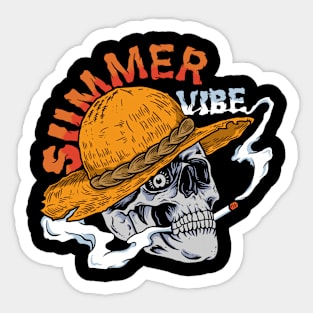 SUMMER SKULL Sticker